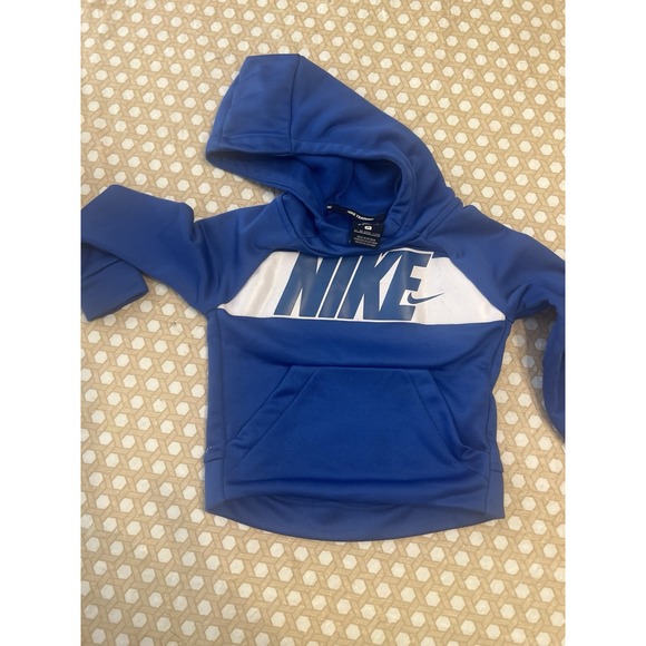 Nike Long Sleeve Hooded  Blue Baby Toddler 2T & Blue Shirt Lot Of 2 - Picture 1 of 8